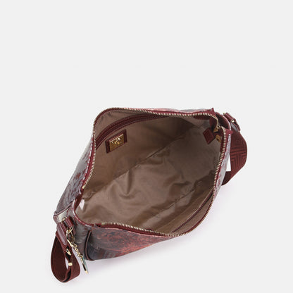 Y-not hobo bag borsa da unisex bordeaux