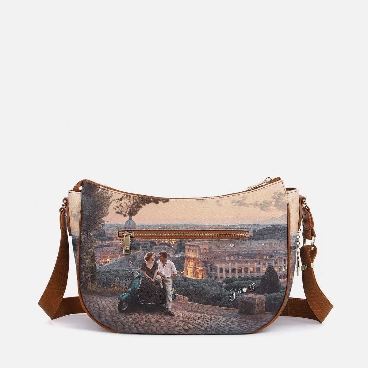 Y-not hobo bag borsa da unisex taupe