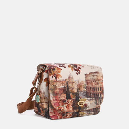 Y-not flap bag large borsa da unisex taupe