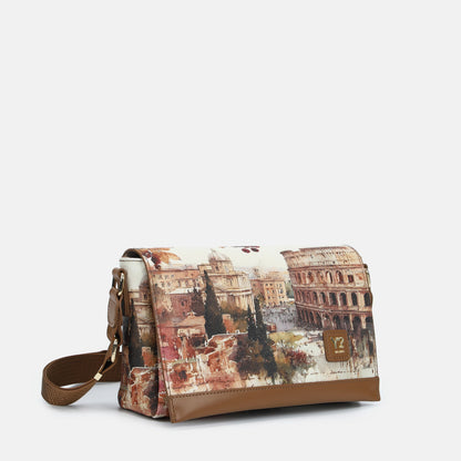 Y-not flap bag borsa da unisex taupe