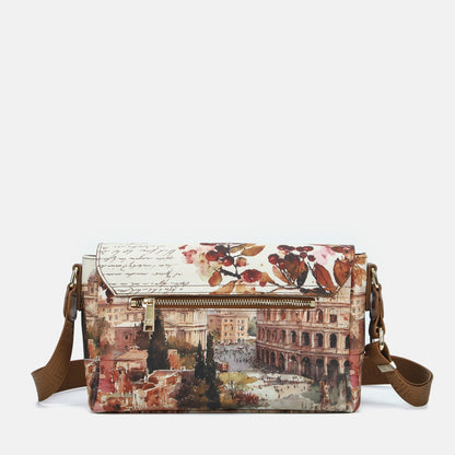 Y-not flap bag borsa da unisex taupe