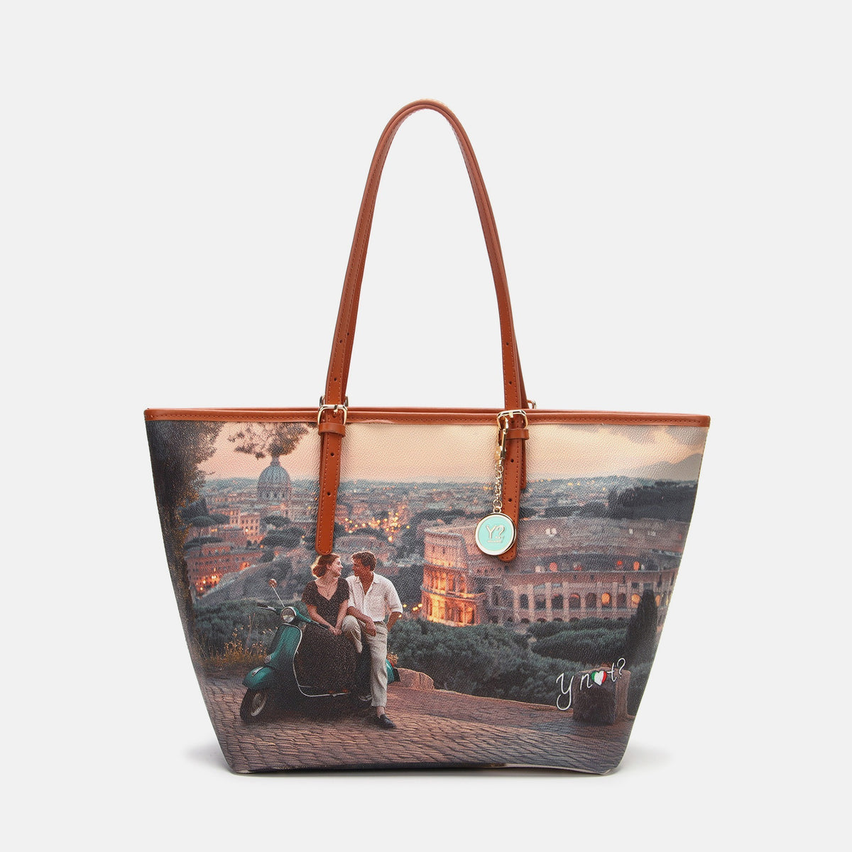 Y-not shopping borsa da unisex taupe