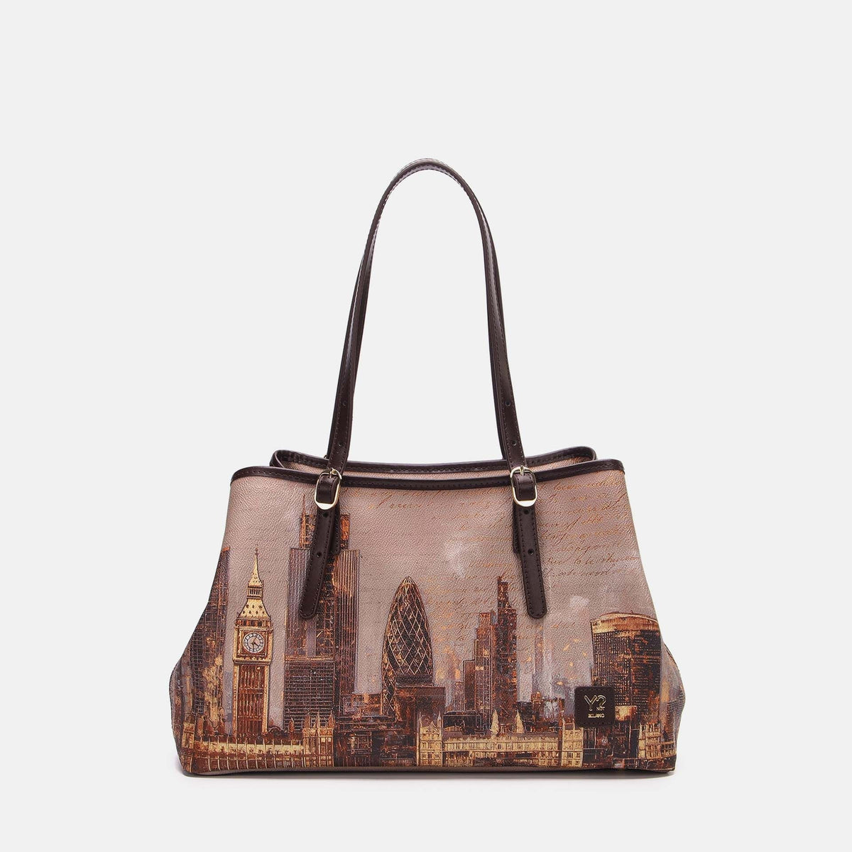 Y-not tote bag big borsa da unisex marrone
