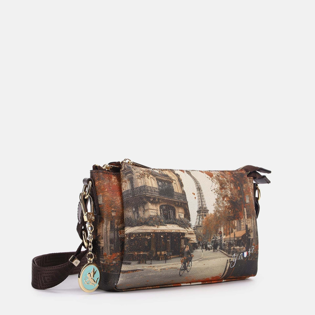 Y-not shoulder bag 3 borsa da unisex marrone