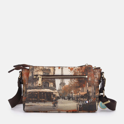 Y-not shoulder bag 3 borsa da unisex marrone
