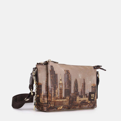 Y-not shoulder bag 3 borsa da unisex marrone