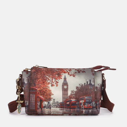 Y-not shoulder bag 3 borsa da unisex bordeaux