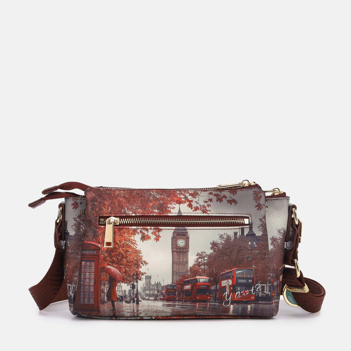 Y-not shoulder bag 3 borsa da unisex bordeaux