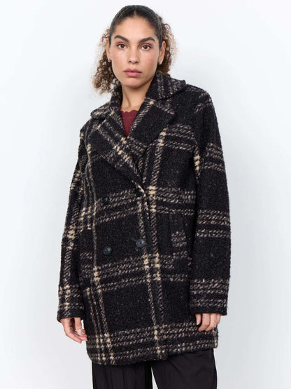 Soyaconcept gisa 2 cappotto da donna nero