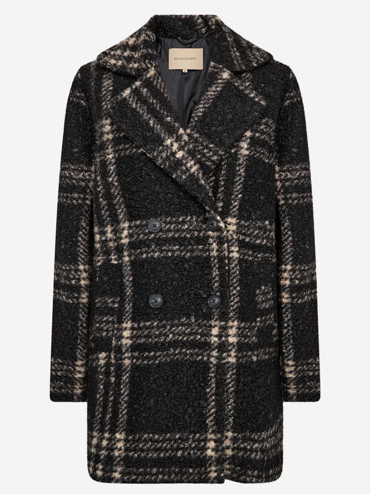 Soyaconcept gisa 2 cappotto da donna nero