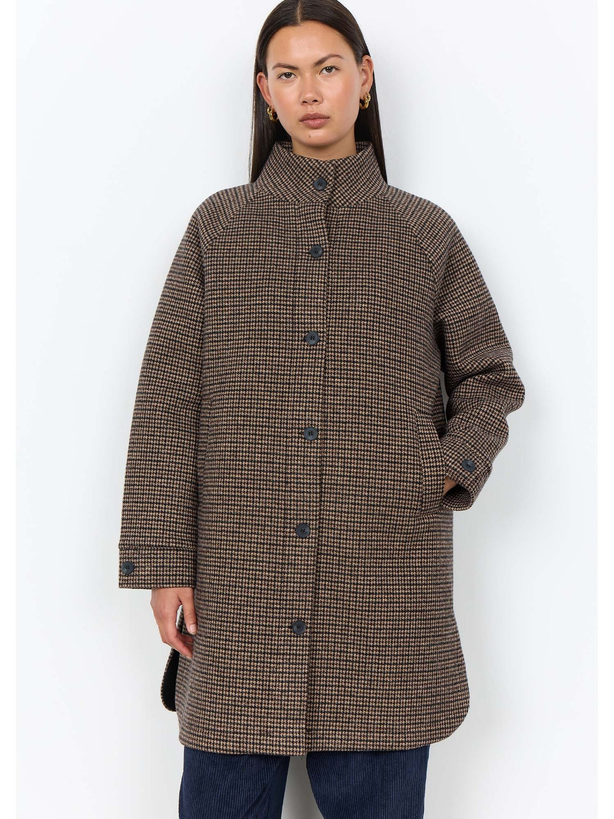 Soyaconcept hasti cappotto da donna marrone