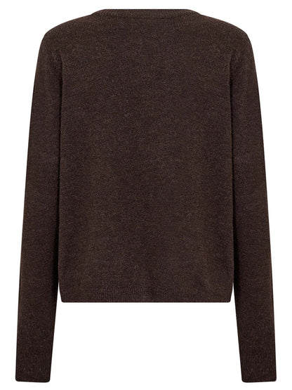 Soyaconcept orlean maglia da donna cioccolato