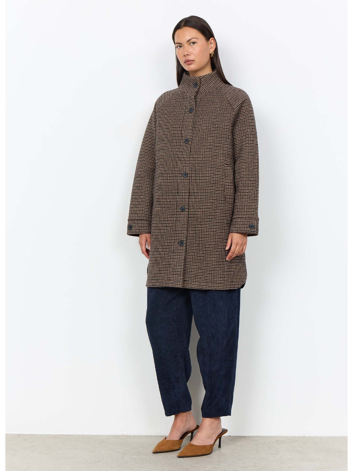 Soyaconcept hasti cappotto da donna marrone