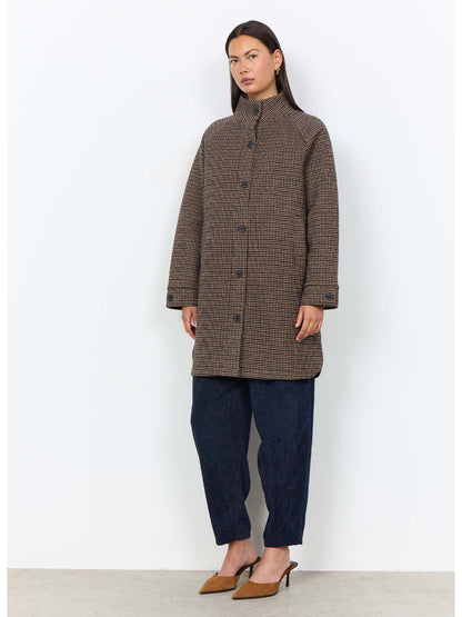 Soyaconcept hasti cappotto da donna marrone