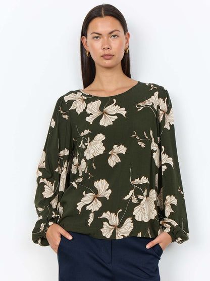 Soyaconcept hamida t-shirt da donna verde