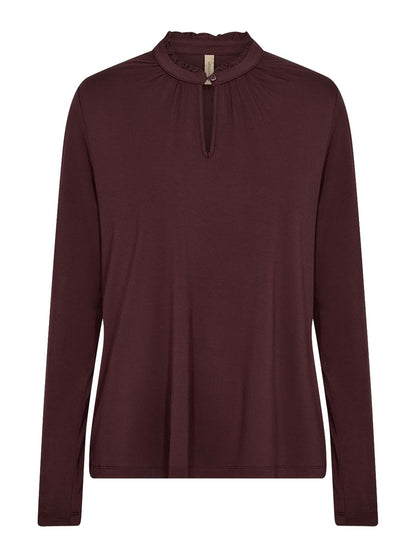 Soyaconcept marica t-shirt da donna cioccolato