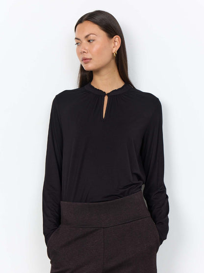 Soyaconcept marica t-shirt da donna nero