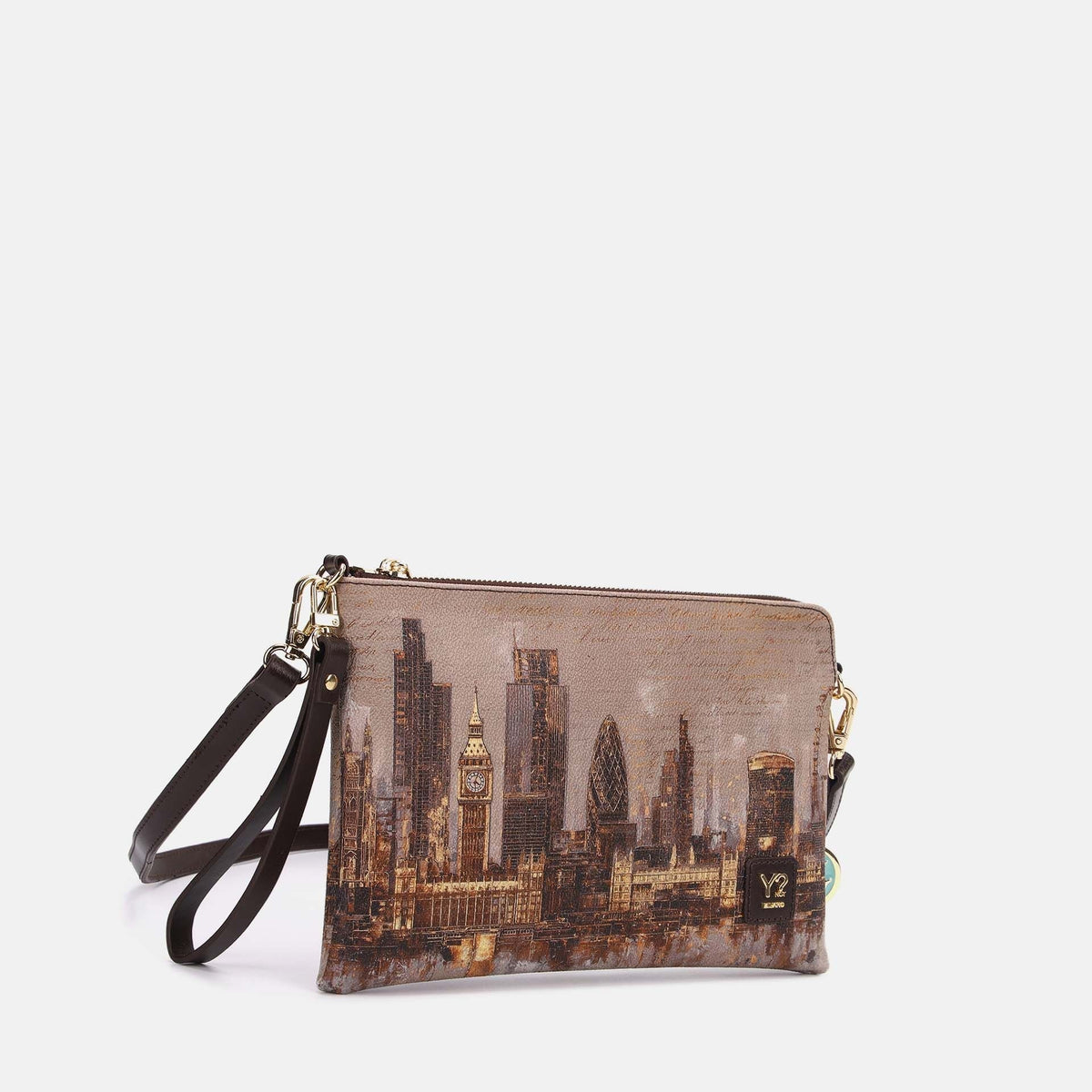 Y-not clutch borsa da donna golde
