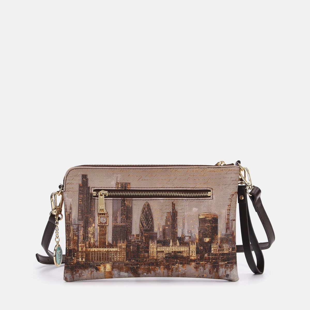 Y-not clutch borsa da donna golde