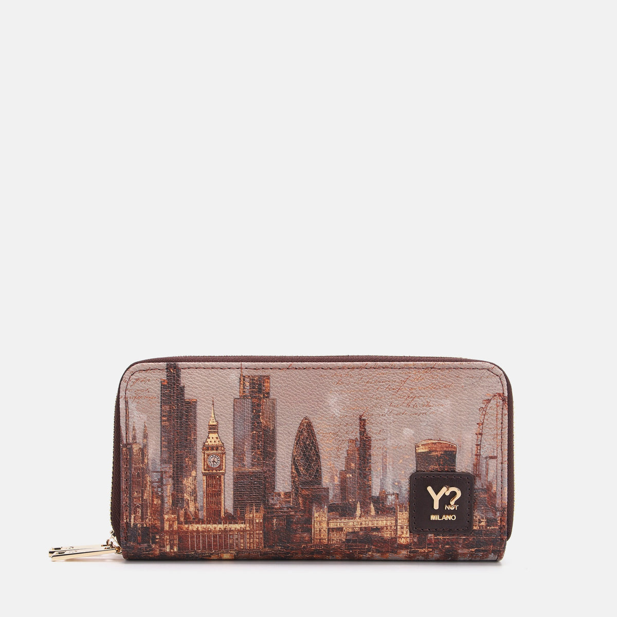 Y-not wallet portafogli da donna marrone