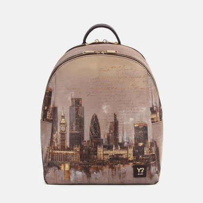 Y-not backpack zaino da donna marrone