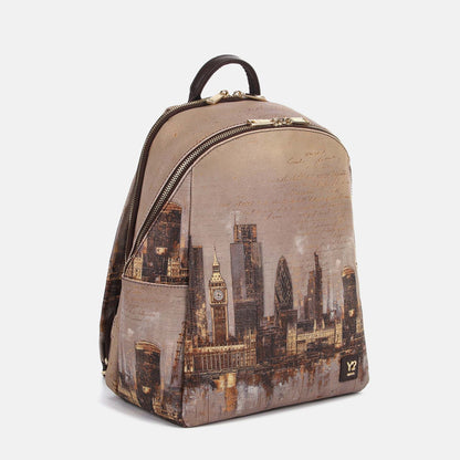 Y-not backpack zaino da donna marrone