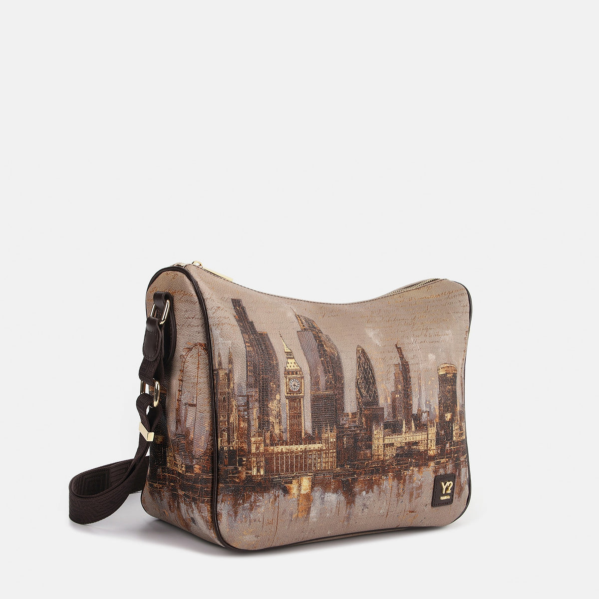 Y-not shoulder bag borsa da donna marrone