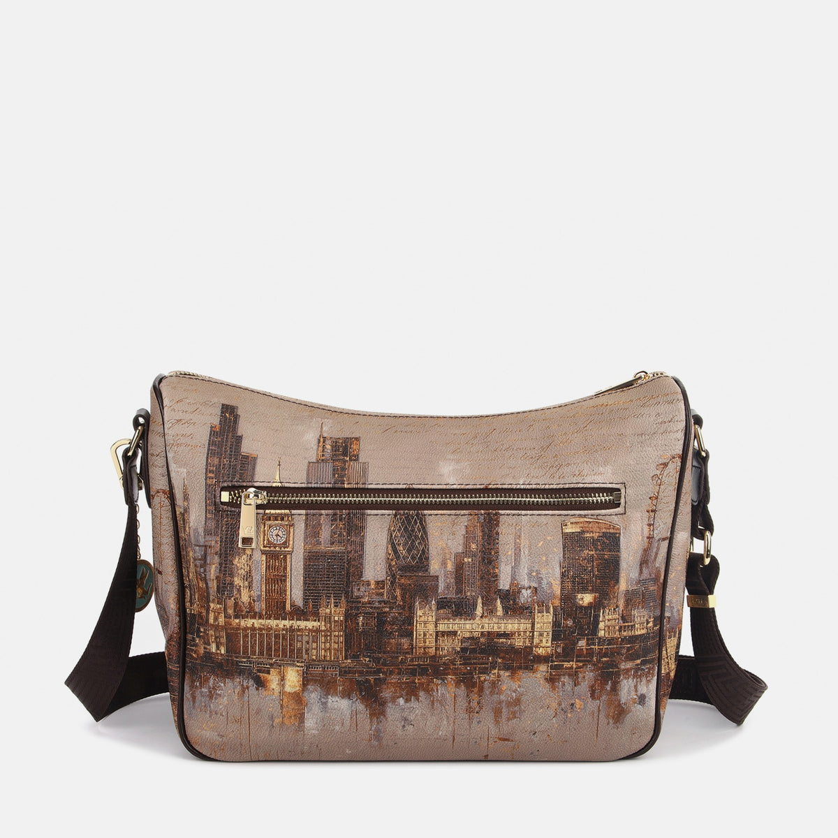 Y-not shoulder bag borsa da donna marrone
