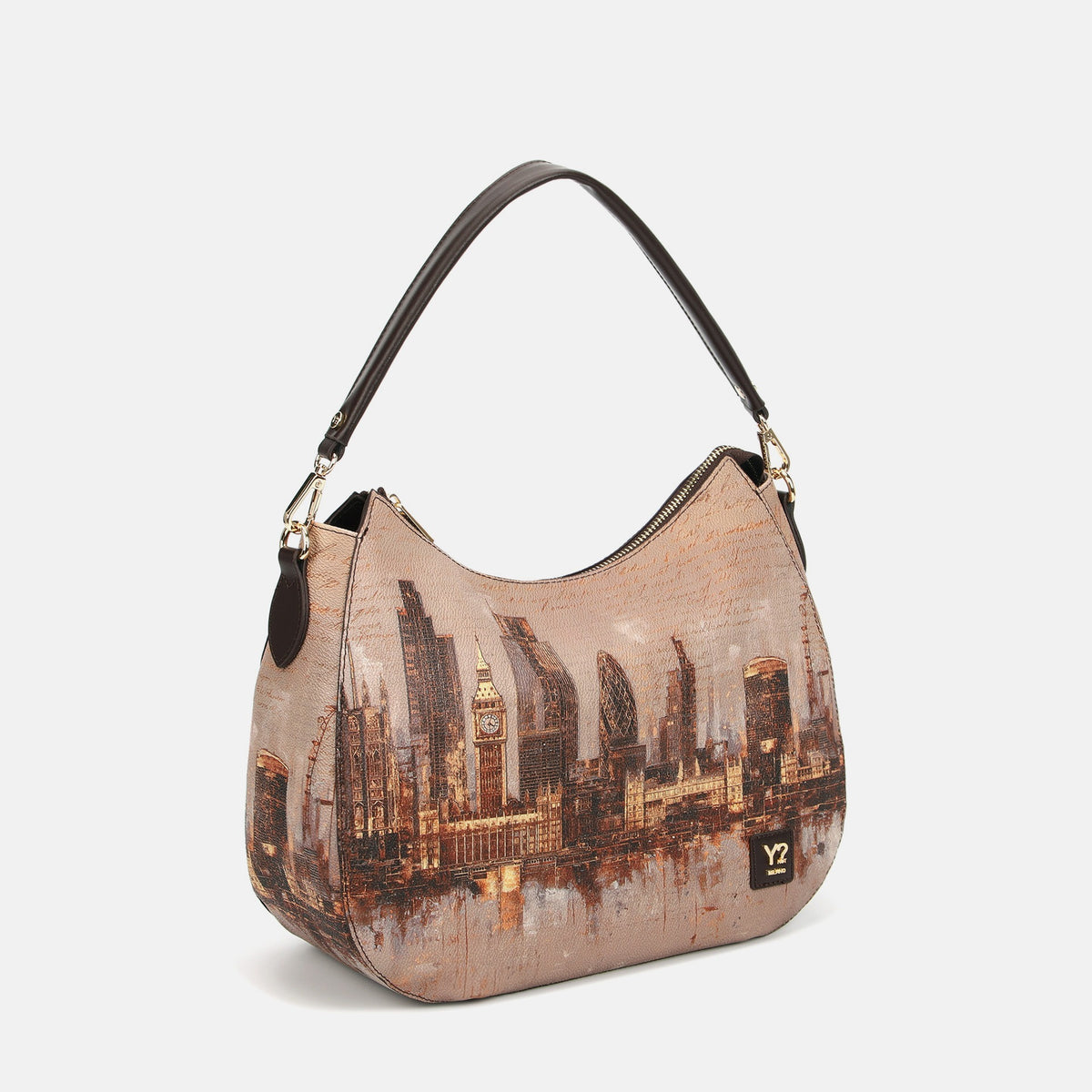 Y-not hobo bag borsa da donna golde