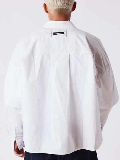 Projectxparis taylor camicia da uomo bianco