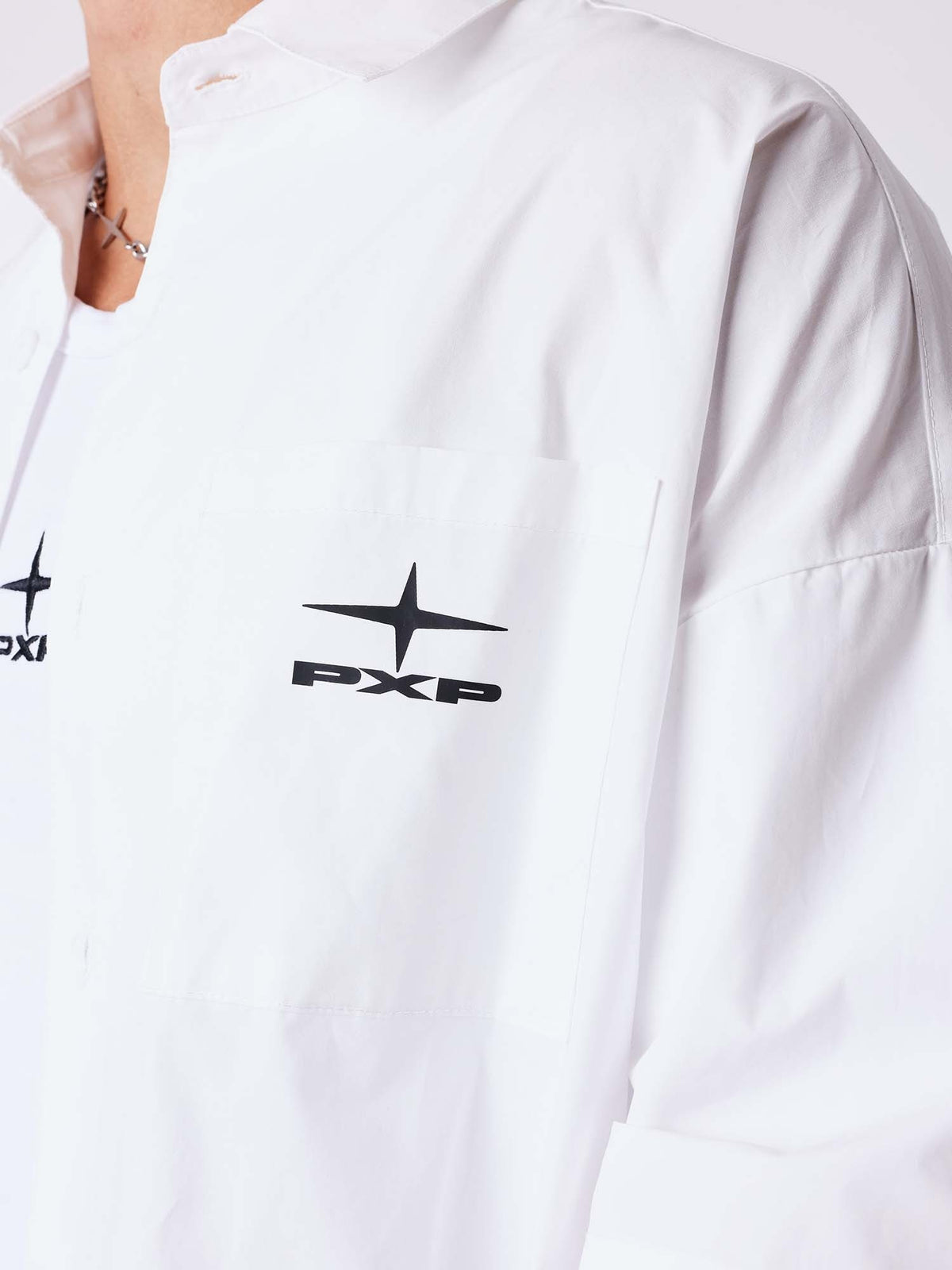Projectxparis taylor camicia da uomo bianco