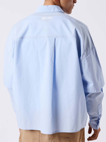 Projectxparis taylor camicia da uomo celeste