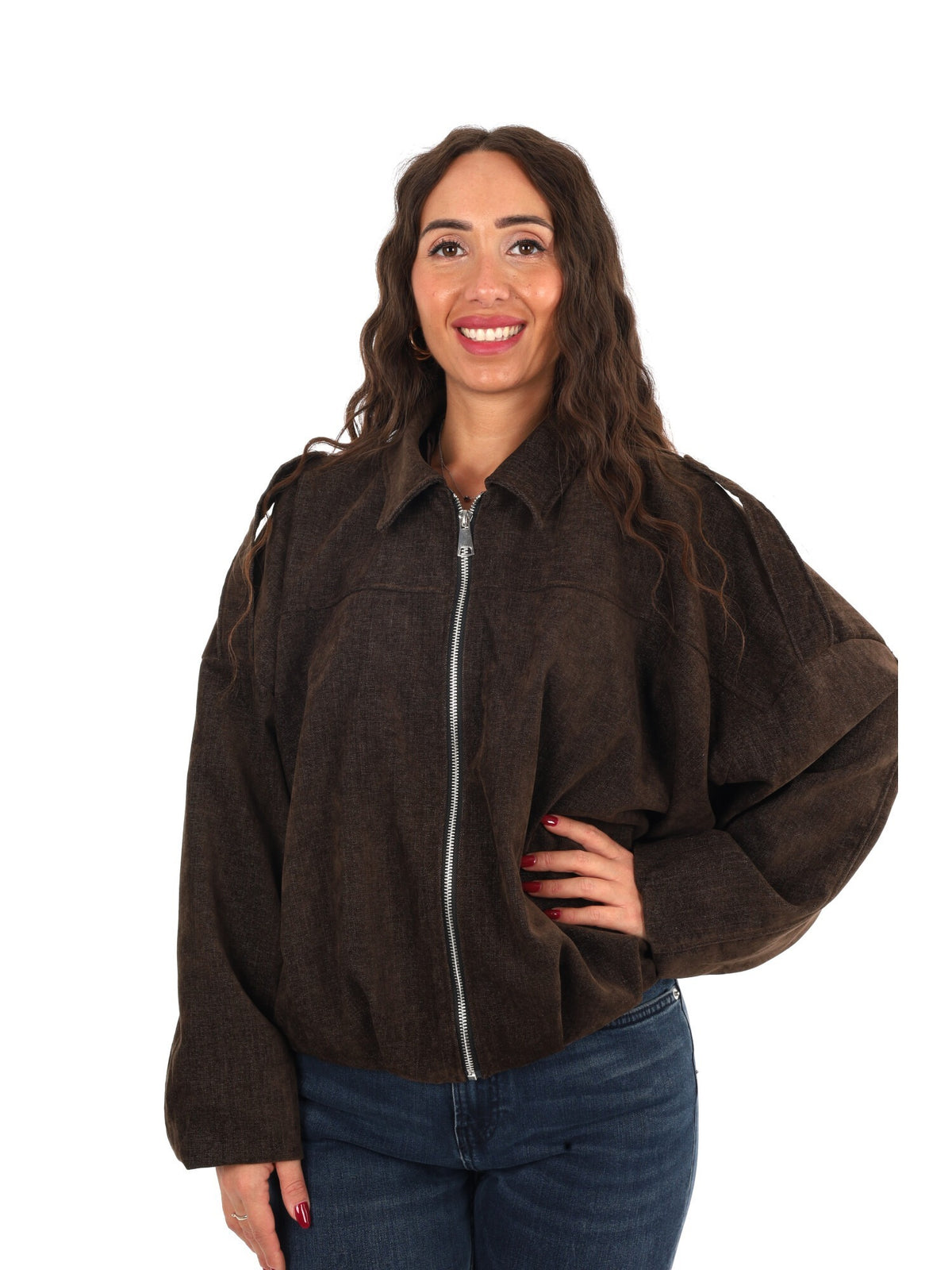 Miss love giubbino da donna cioccolato