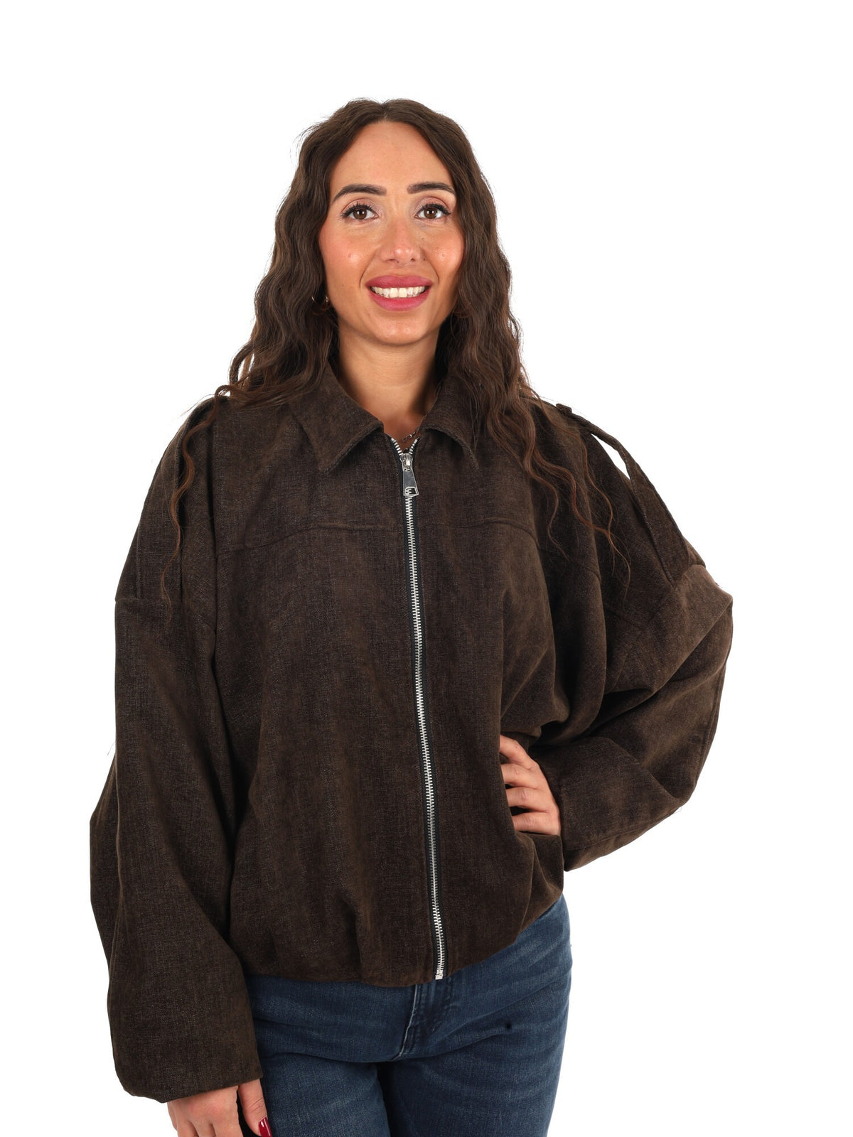 Miss love giubbino da donna cioccolato