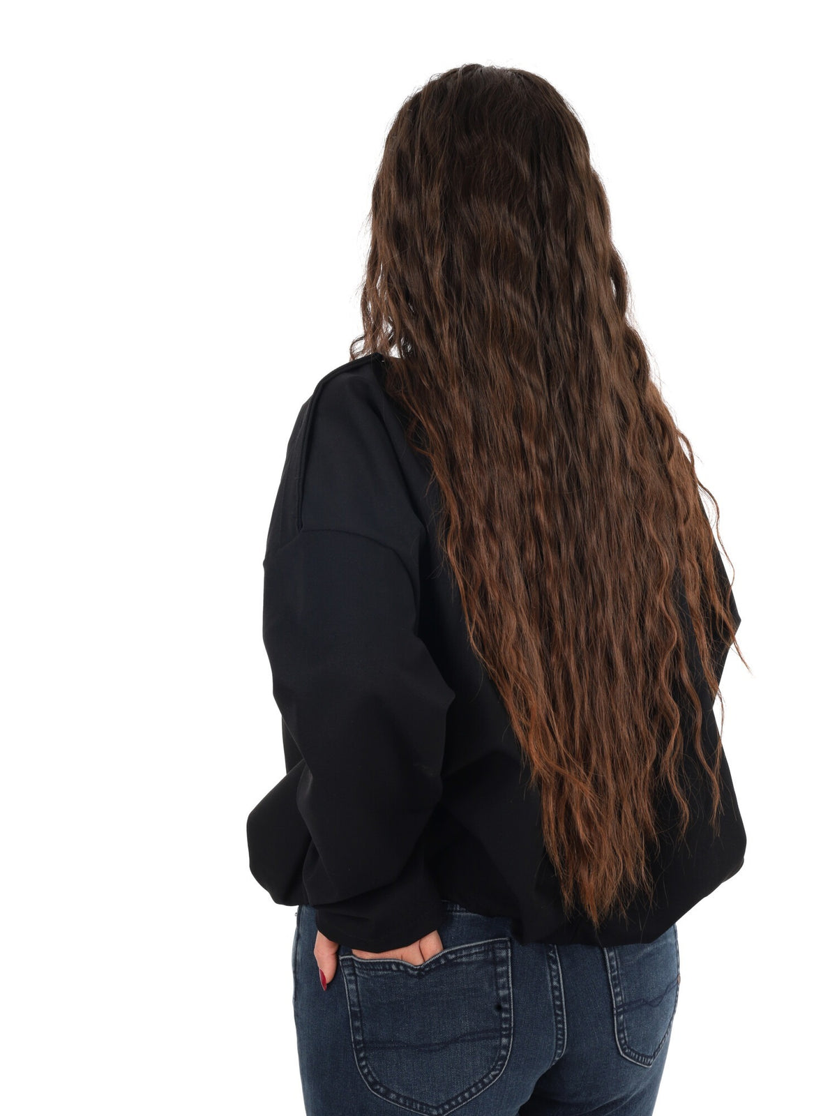 Miss love giacca zip da donna nero