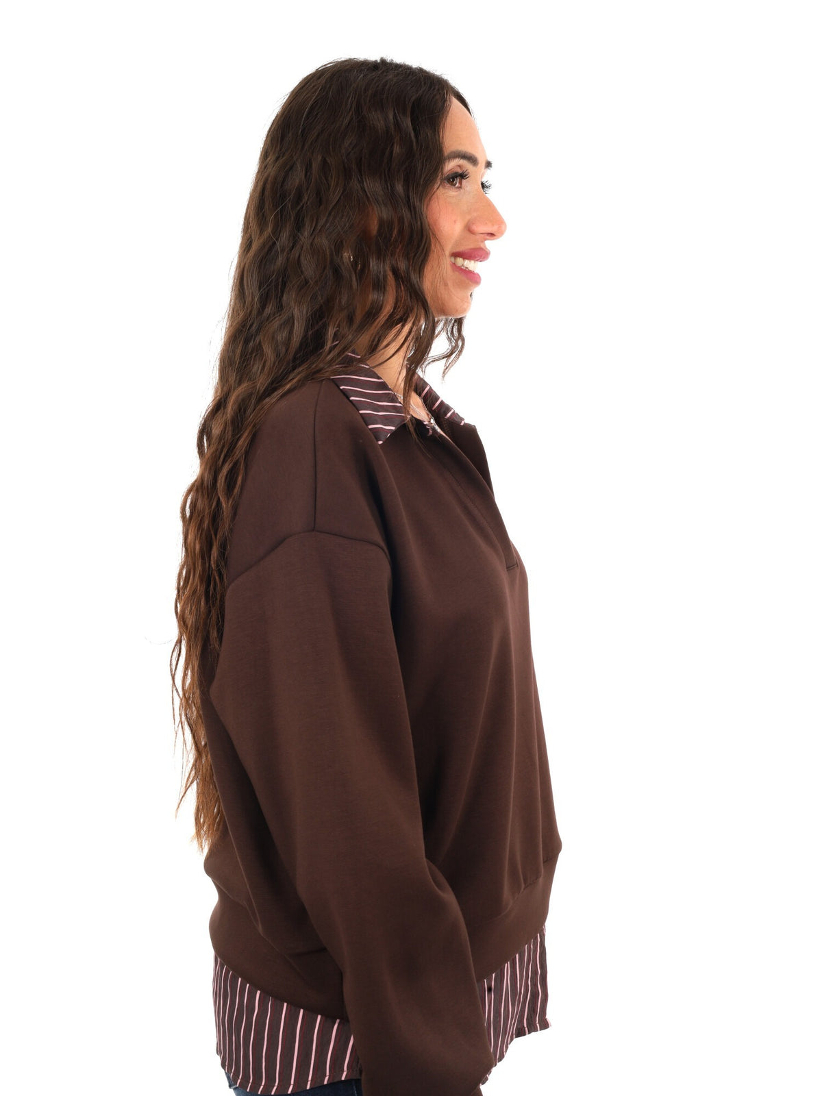 Miss love felpa cami da donna cioccolato
