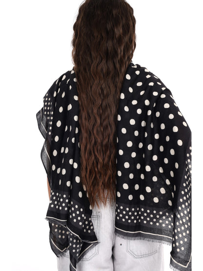 Miss love pashmina da unisex nero