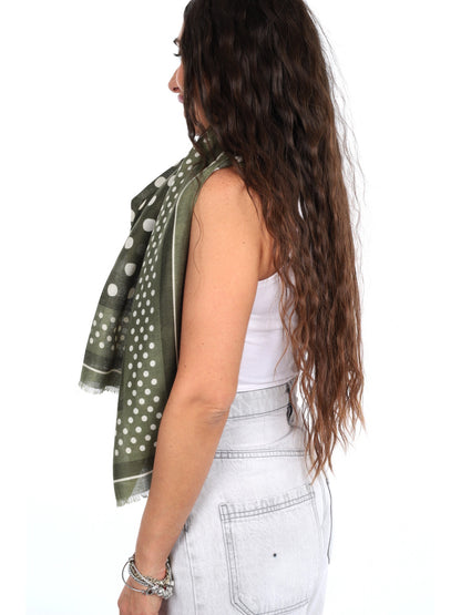 Miss love pashmina da unisex verde