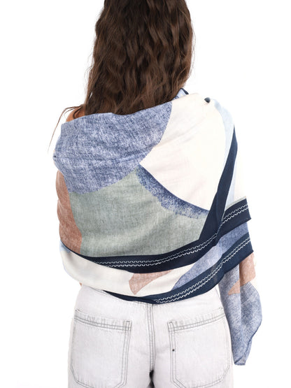 Miss love pashmina da unisex blu