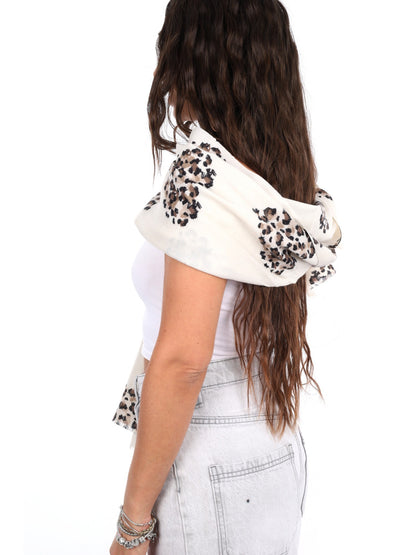 Miss love pashmina da unisex panna