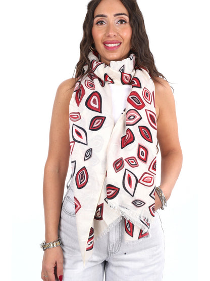 Miss love pashmina da unisex panna