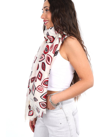 Miss love pashmina da unisex panna