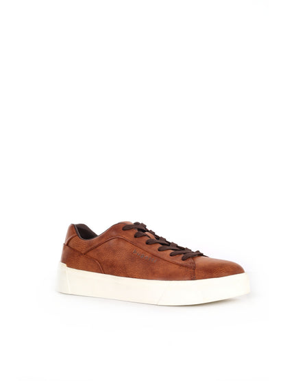 Bugatti gunter sneakers da uomo cognac