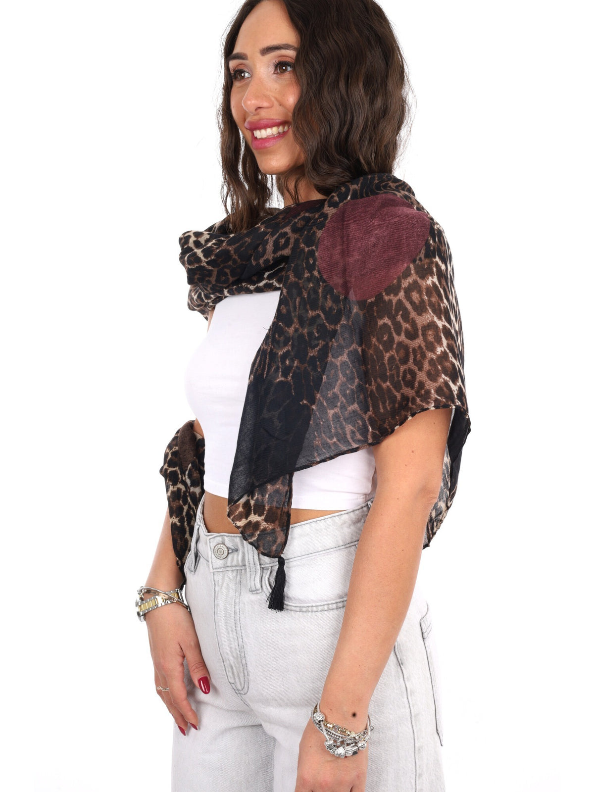 Pashbag kensington pashmina da unisex maculato