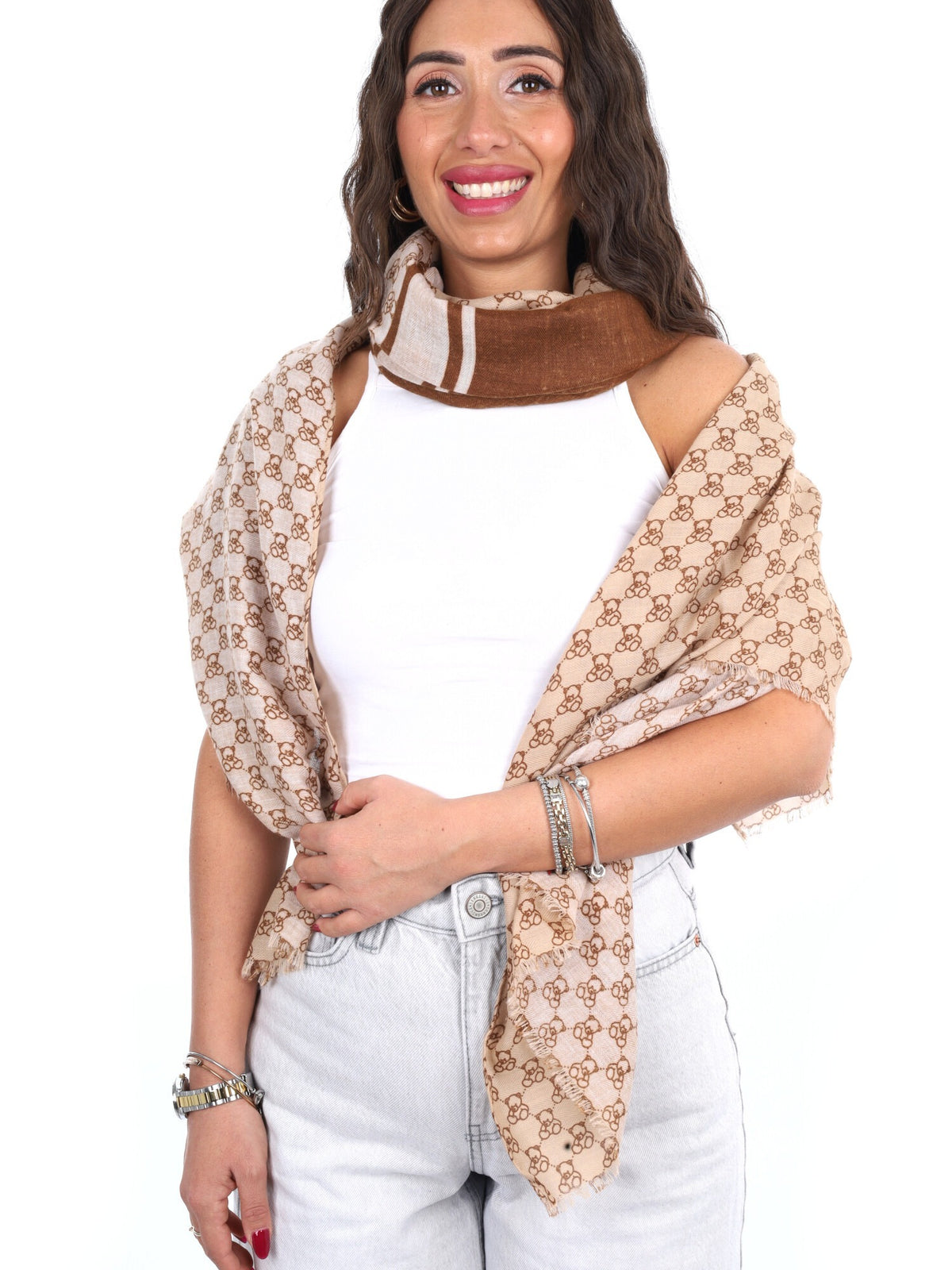 Pashbag soho pashmina da unisex beige