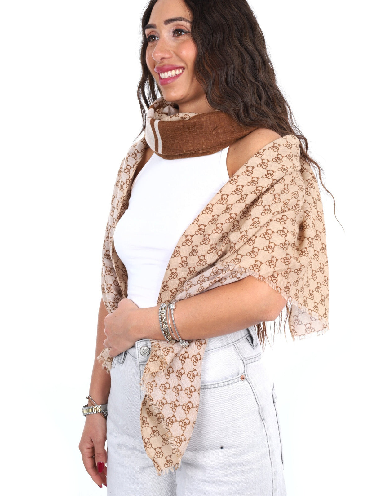 Pashbag soho pashmina da unisex beige