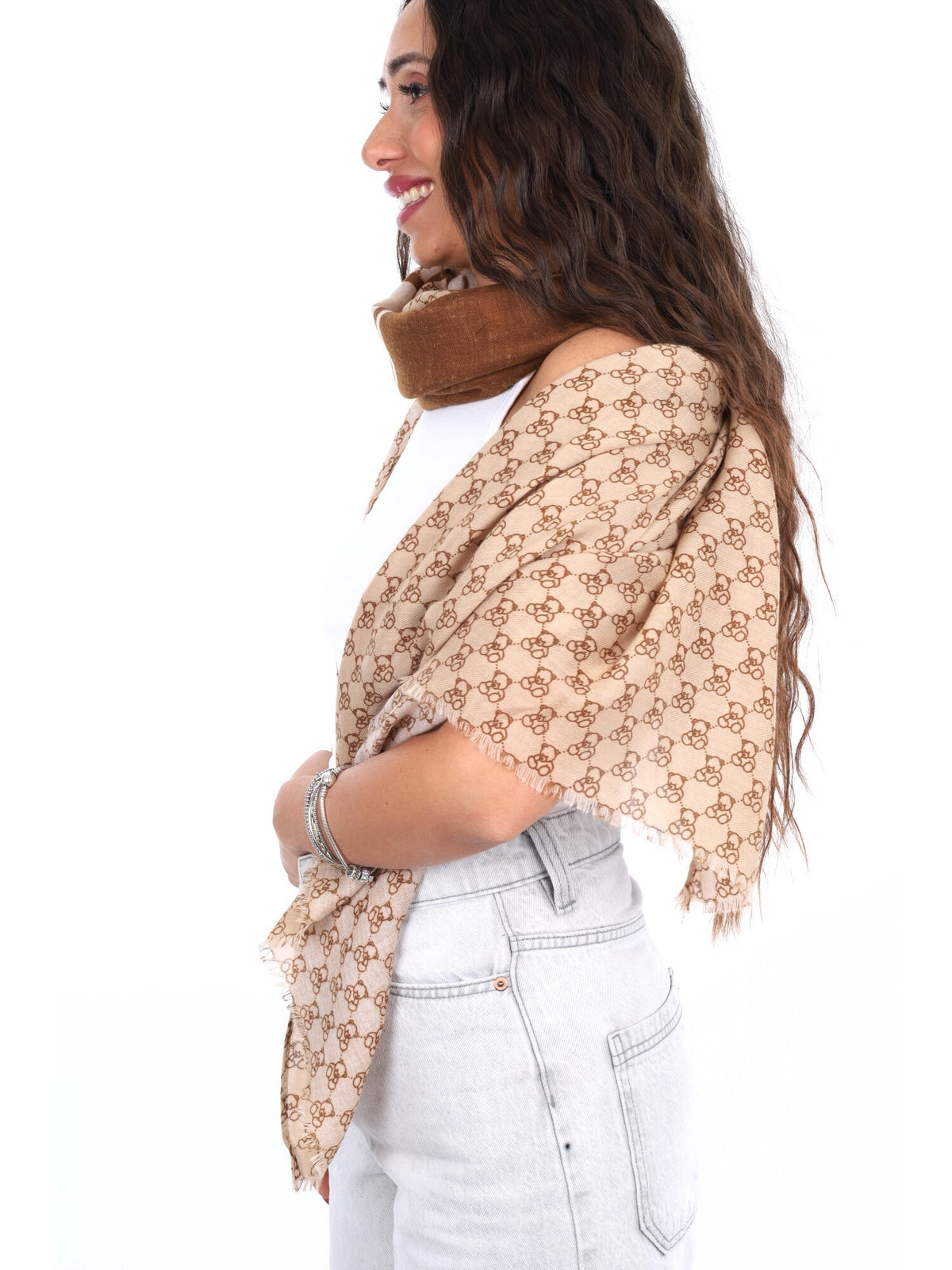 Pashbag soho pashmina da unisex beige