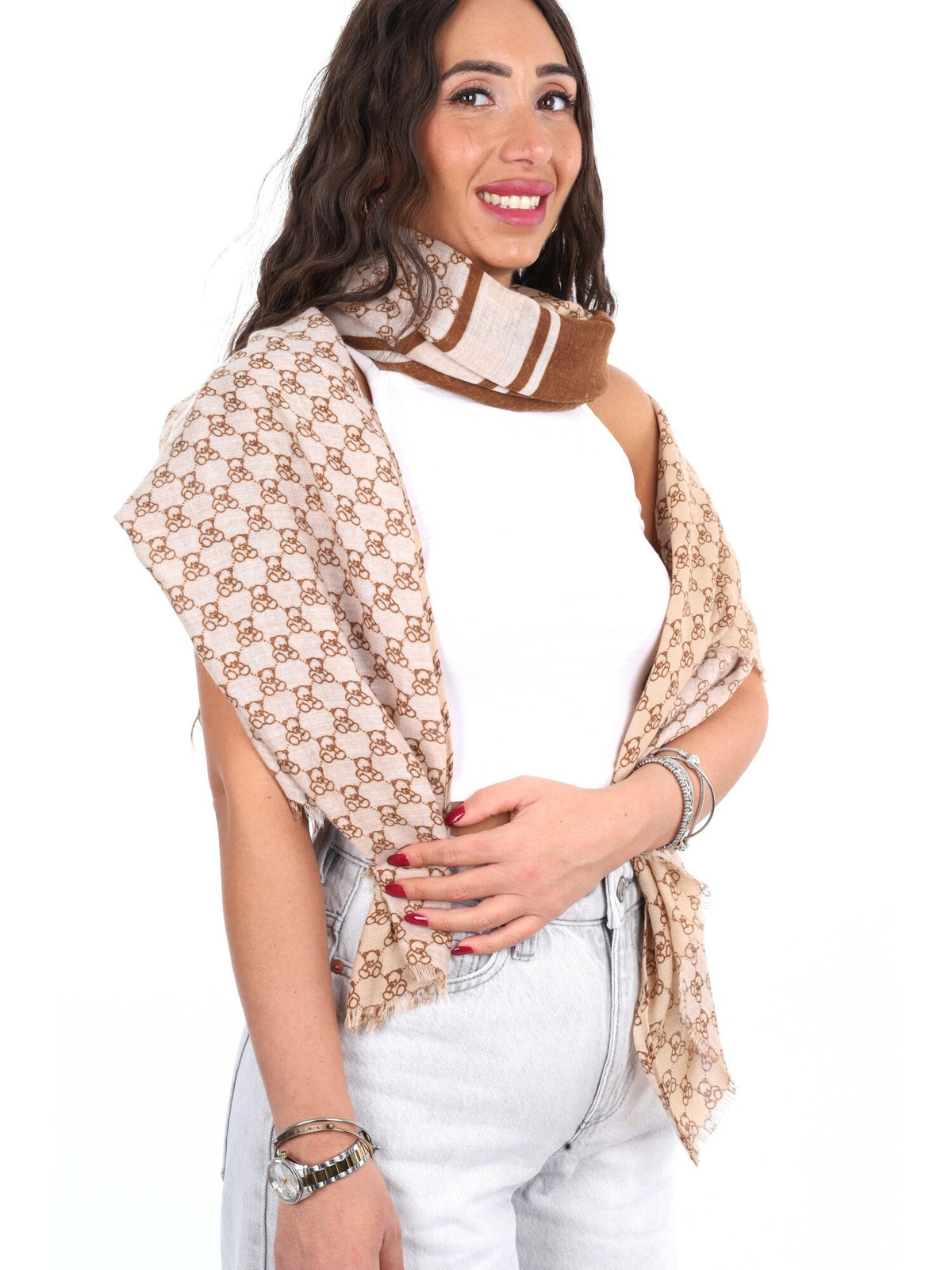 Pashbag soho pashmina da unisex beige