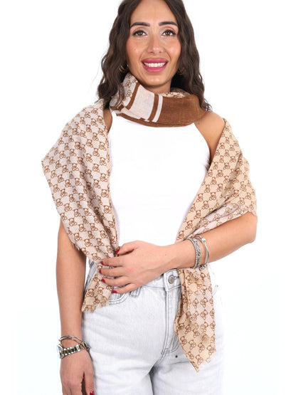 Pashbag soho pashmina da unisex beige