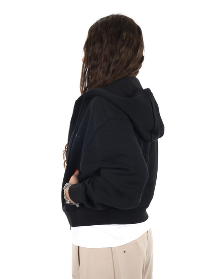 Guess brianna fullzi felpa da donna nero